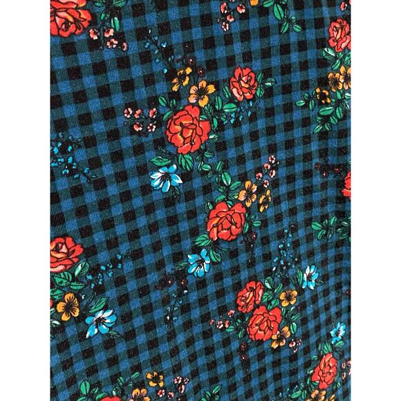 Matilda Jane 435 Jingle Bell Rock Top Shirt Floral Plaid Dots Red Blue Girls 16 - Picture 3 of 7